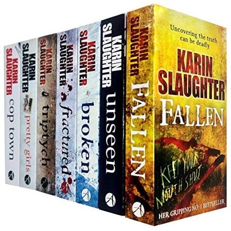 Arrow Girls Will Trent Series By Karin Slaughter Collection 7 Books Set (Fallen, Unseen, Broken, Fractured, Triptych, Pretty Cop Town)
