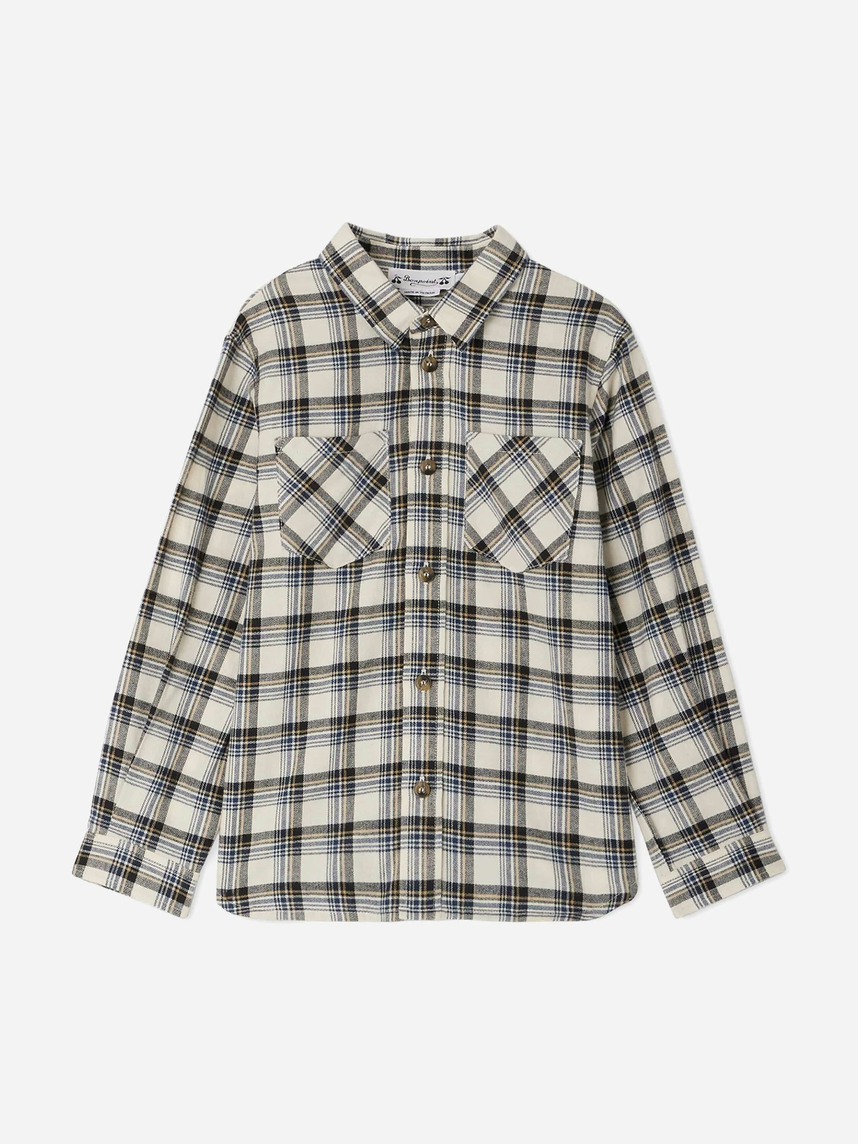 Bonpoint Boys Altman Shirt In Multicolour - Multicoloured - 12 Yrs