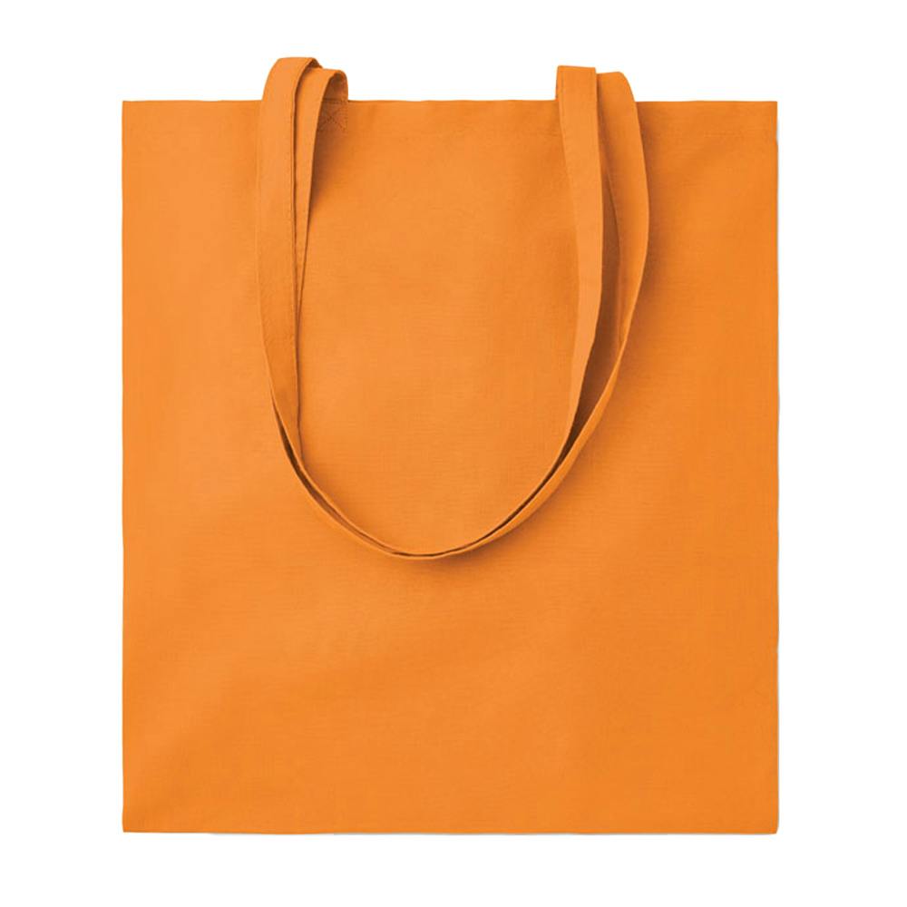 Midocean Orange Cottonel Colour + Cotton Shopper Bag - One Size