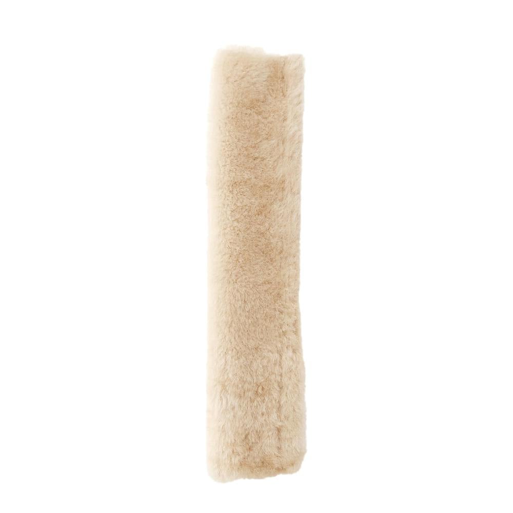 Eastern Counties Leather Sheepskin Seat Belt Cover - Beige - Image 3