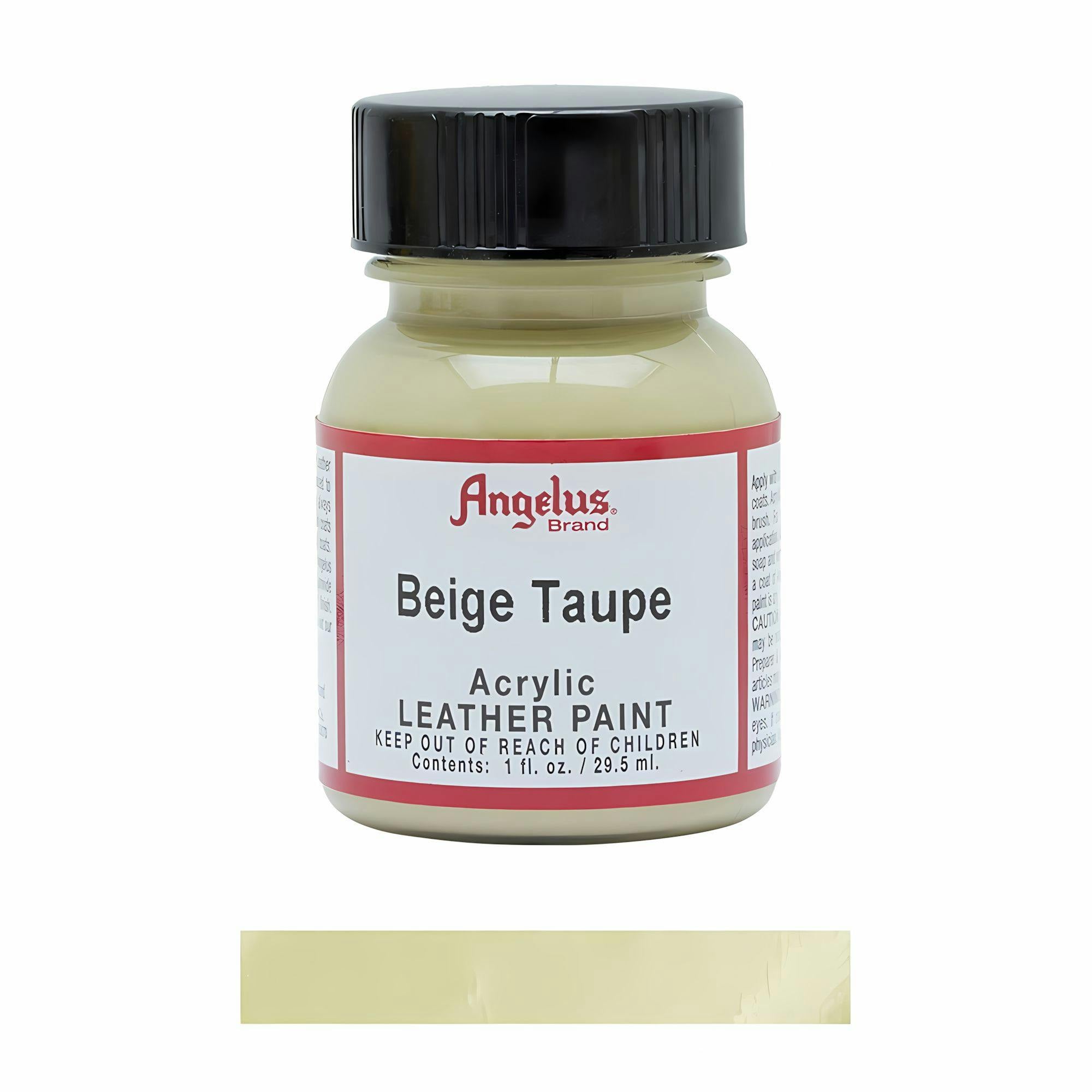 Angelus Beige Leather Paint For Sneaker Customs And Shoes 1Oz - Taupe