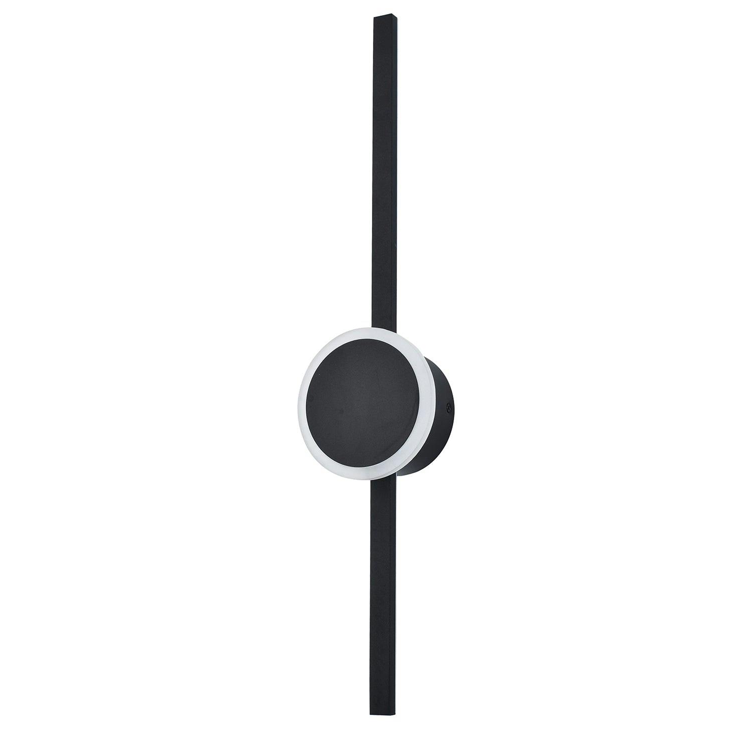 Happy Homewares Light Modern Designer Led Feature Wall With Round Base Plate And Stick
