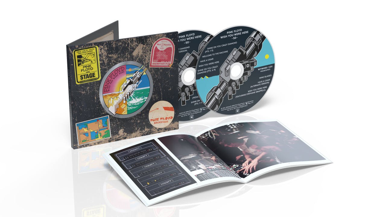Eyesore Merch Pink Floyd 'Wish You Were Here' (50Th Anniversary) 2Cd
