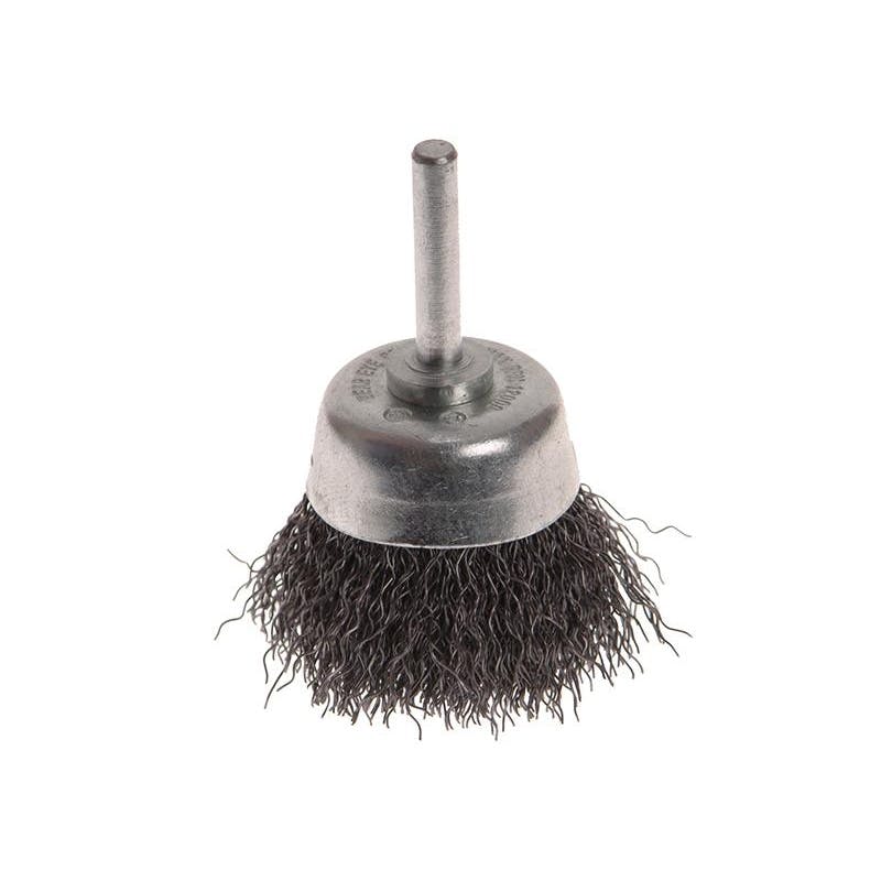 Faithfull Wire Brush Shaft Mounted - Multi Colour - Multi Colour - 50 X 20Mm 0.30Mm