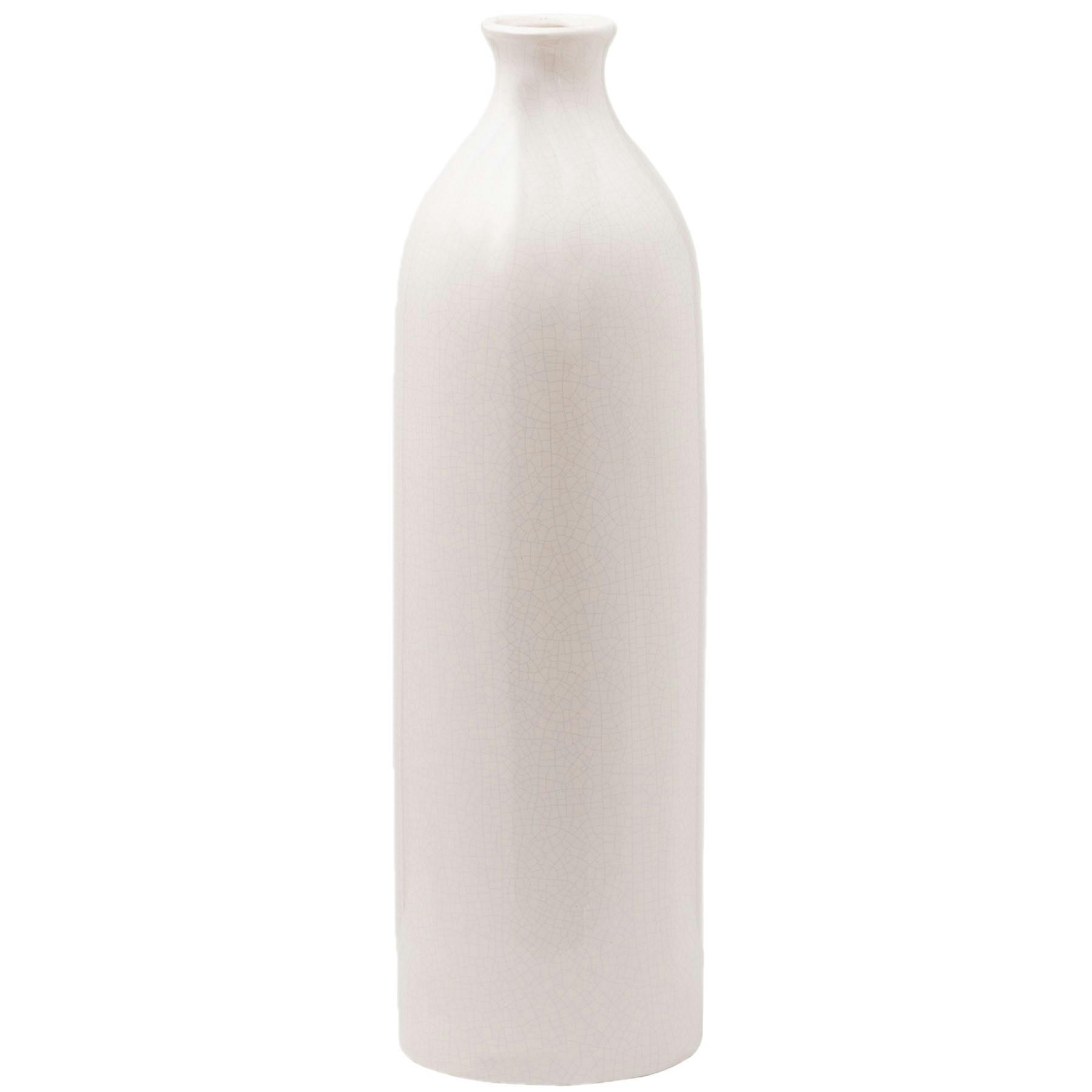 Rackhams White Garda Gisela Glazed Vase - One Size - 100% Mixed