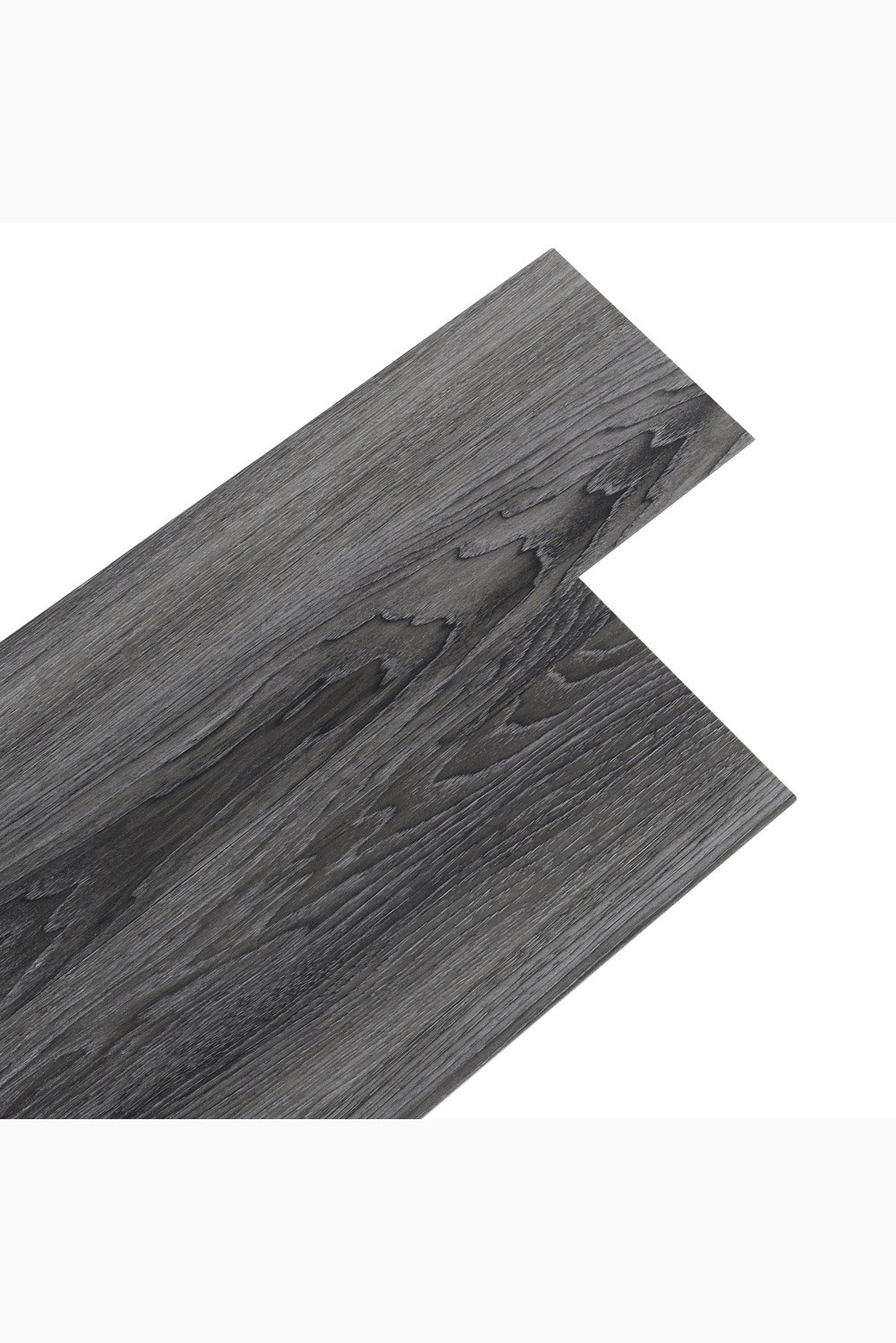 Rackhams Grain/Dark/Grey 36Pcs Rustic Lifelike Wood Self-Adhesive Pvc Flooring