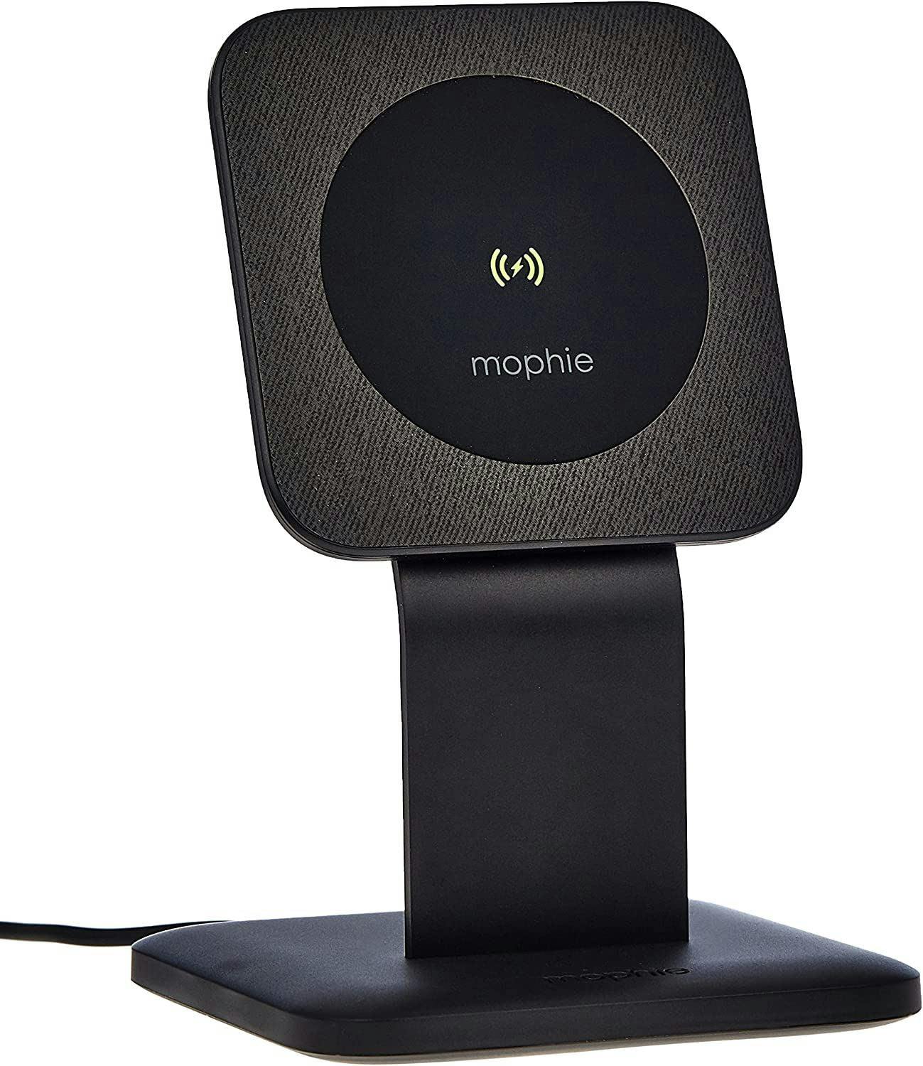 Mophie Black Qi 15W Snap+ Wireless Charging Stand With 20W Usb C Uk Plug