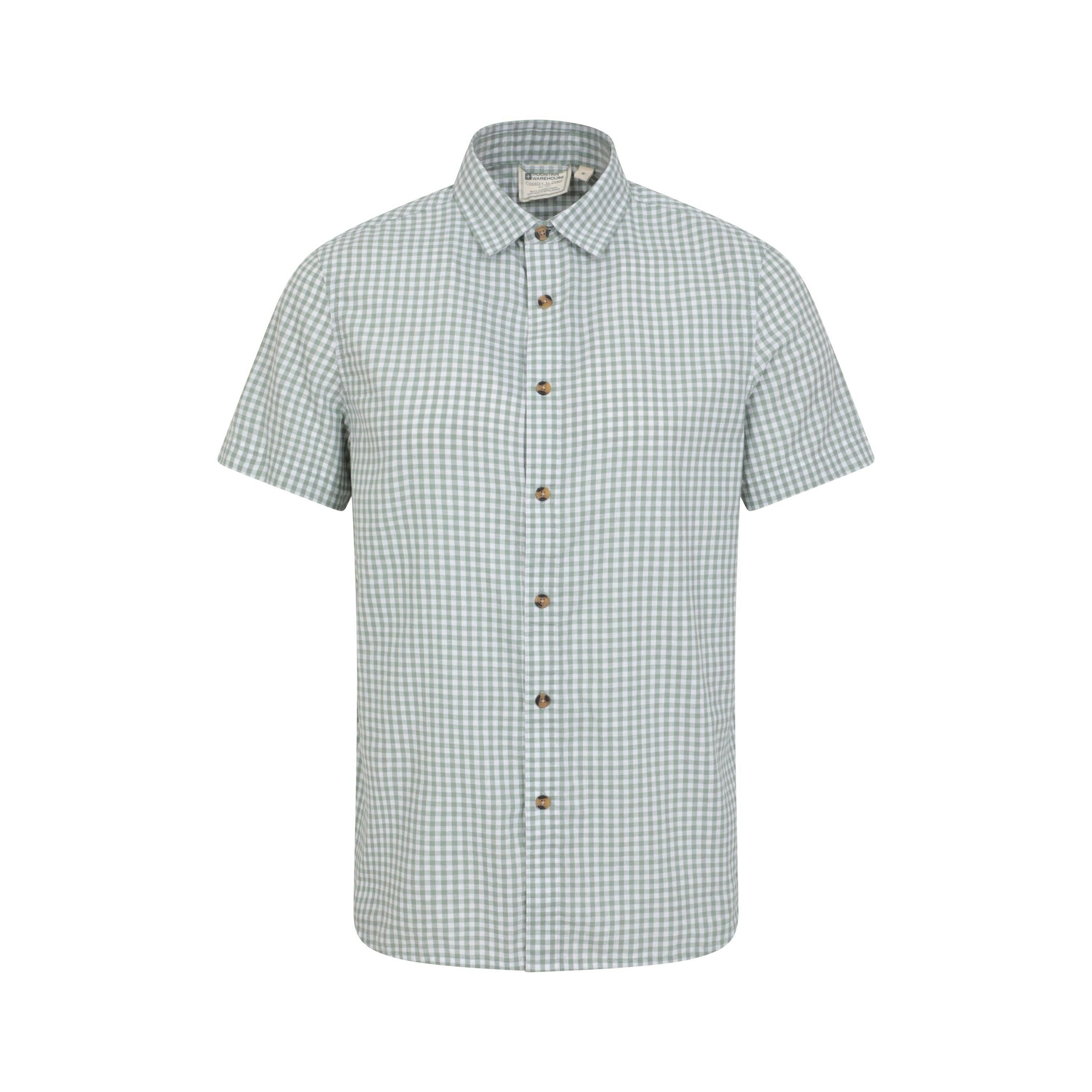 Mountain Warehouse Men's Green Weekender Shirt - Xl - 100% Cotton