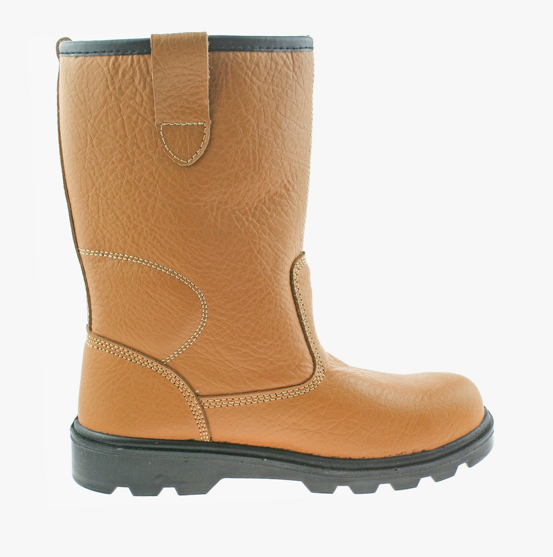 Grafters Unisex M020bsm Rigger Safety Boots Tan - Uk 8