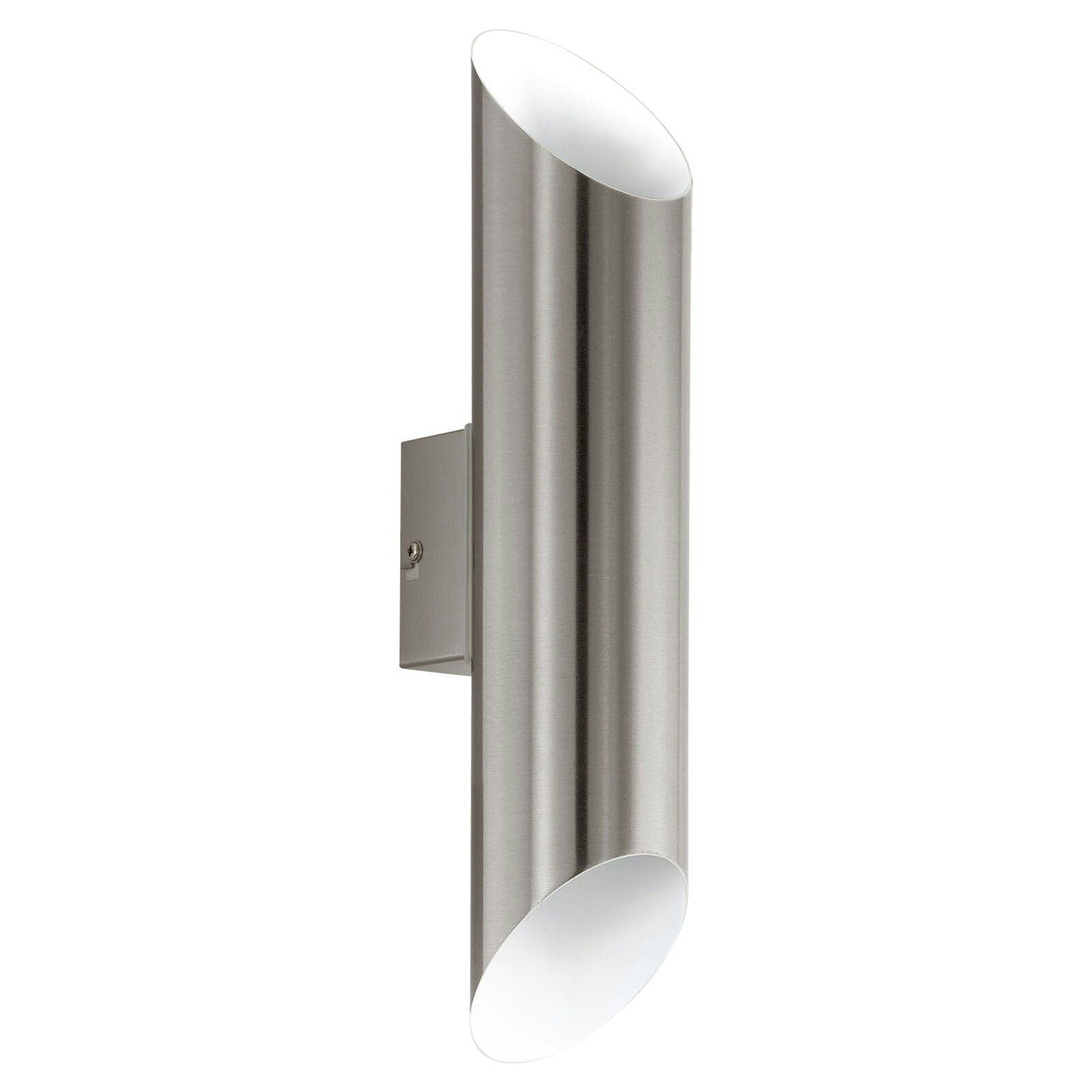 Loops Light/White Ip44 Outdoor Wall Stainless Steel & 3.7W Built In Led Lamp