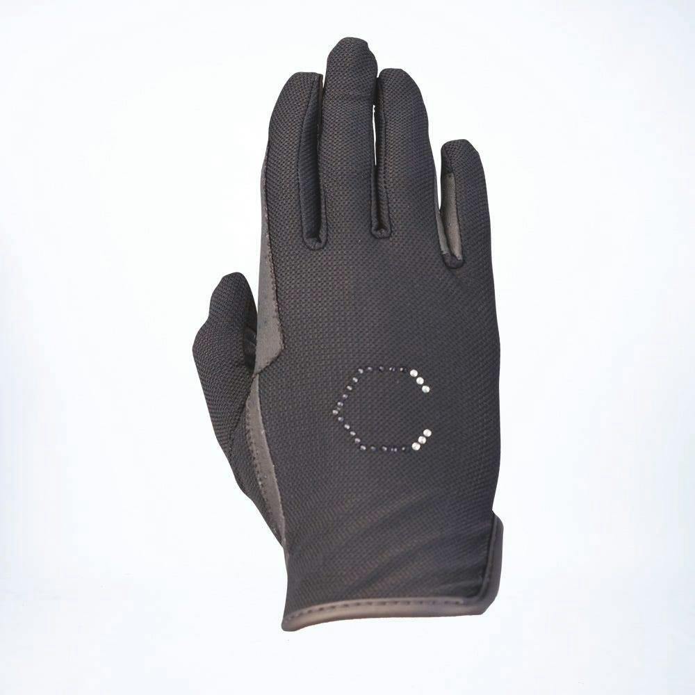 Coldstream Unisex Black Adult Lintlaw Summer Riding Gloves - Xl