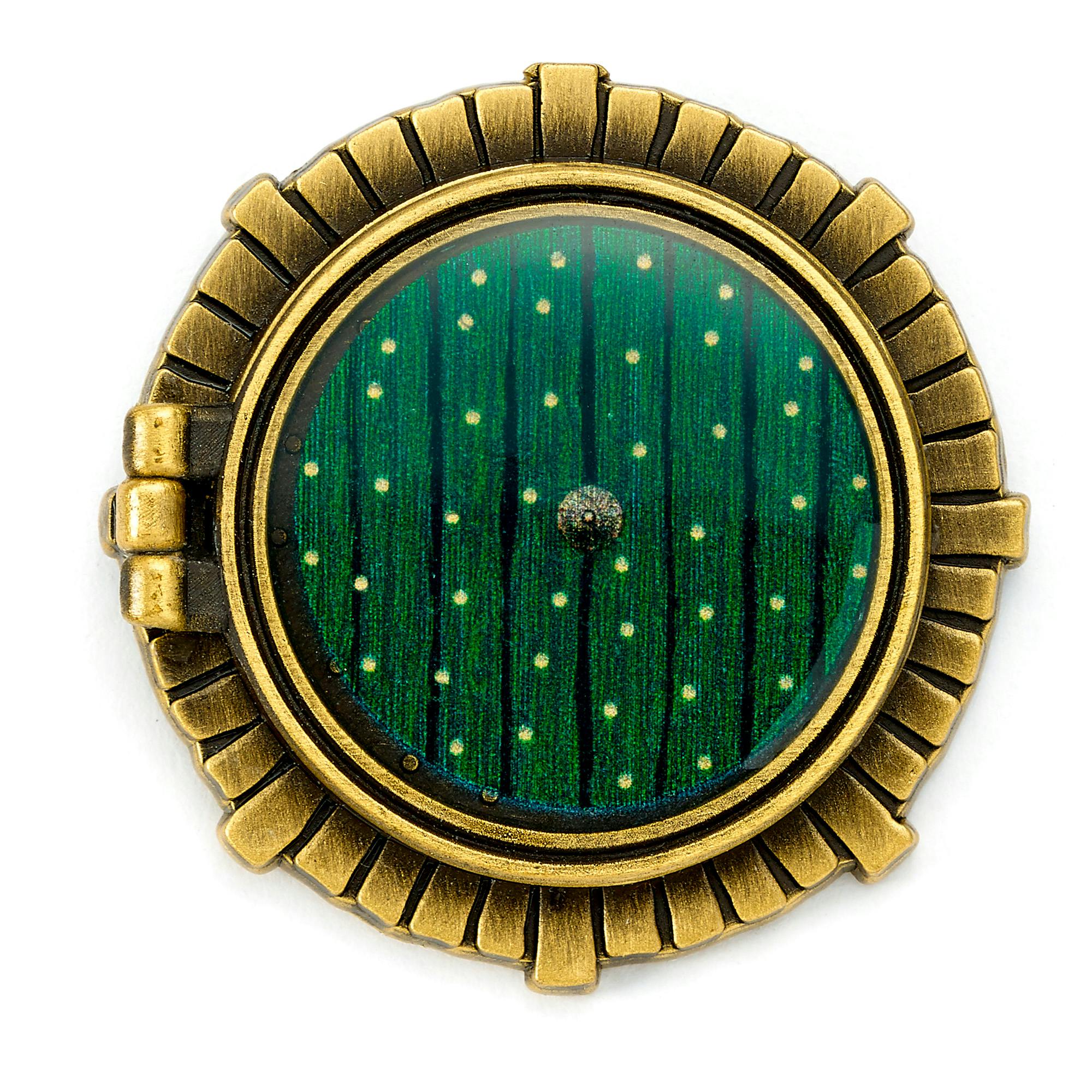 The Carat Shop Green/Gold The Lord Of The Rings Hobbit Door Pinbadge
