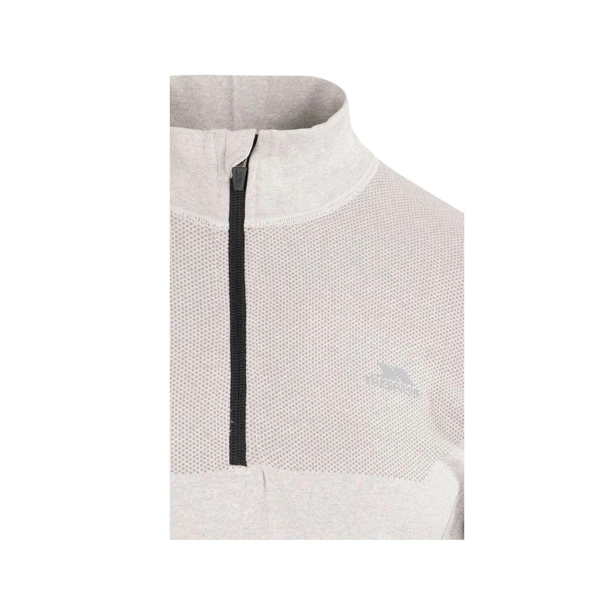 Trespass (Xl, Platinum Marl) Mens Timson Seamless Active Top - Image 3