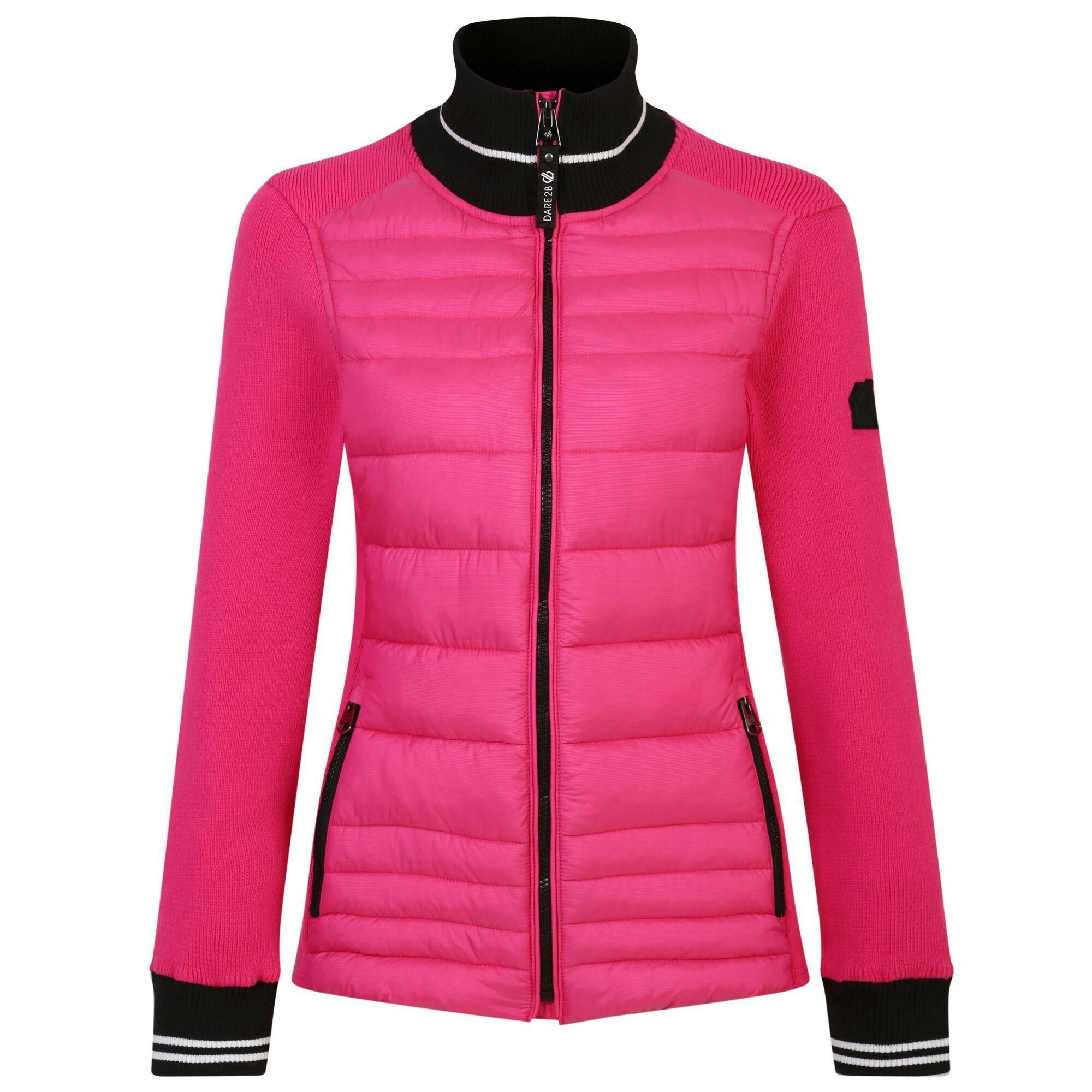 Dare 2B Women's Pink / Icy Hybrid Padded Jacket - Pure - 18 Uk - Pure - 100% Mixed