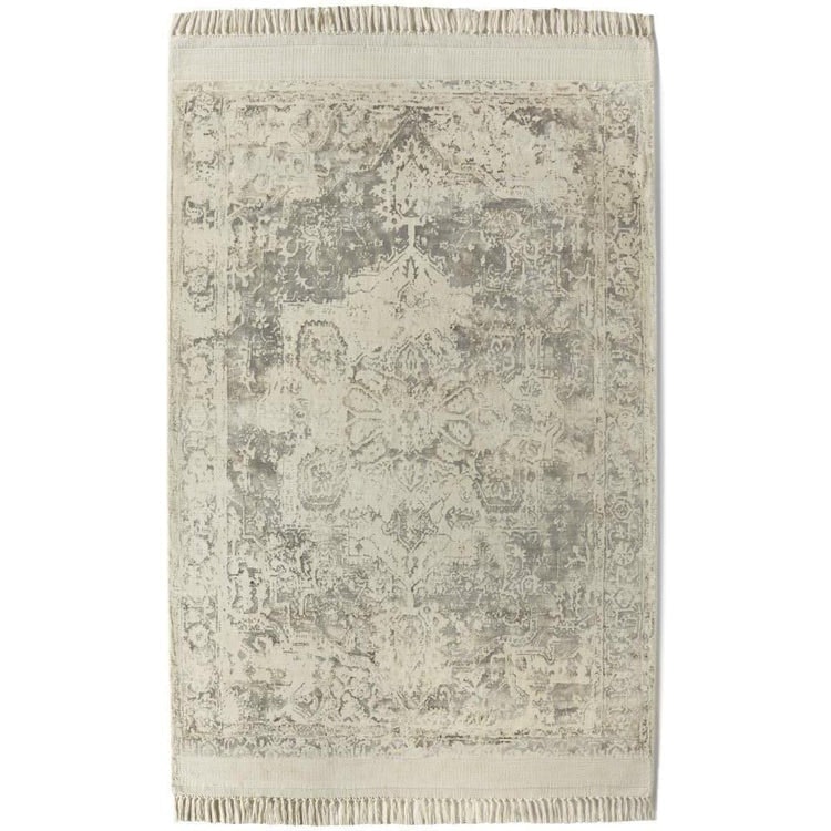 Rackhams Vintage Fringe Mocha/Oyster - 120X170