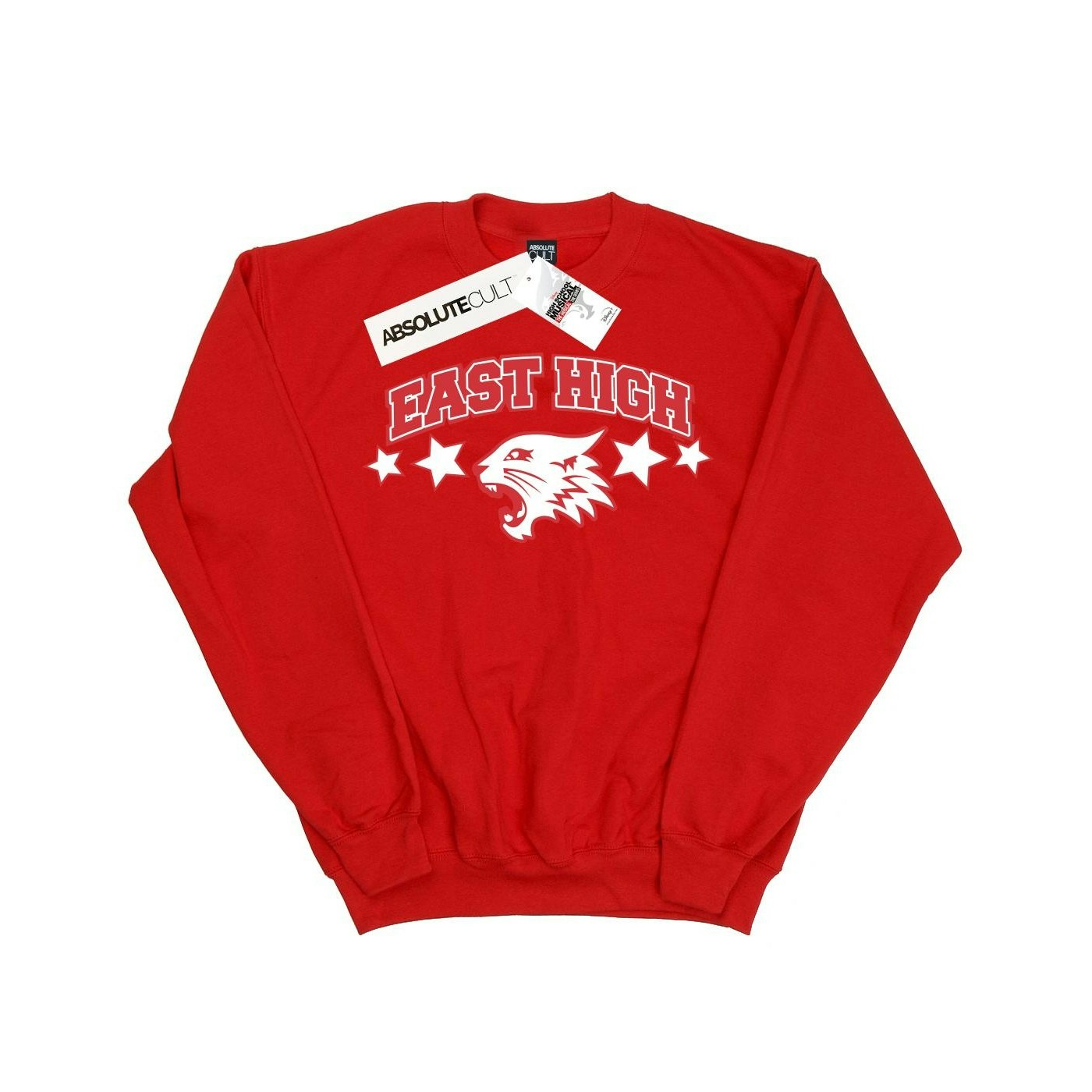 Disney Men's Red High School Musical The Musical Wildcat Stars Sweatshirt - Small