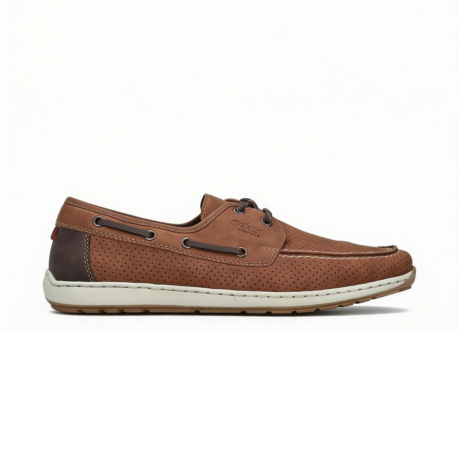 Rieker Men's Brown 08816-24 Loafer Shoes - Uk 10.5