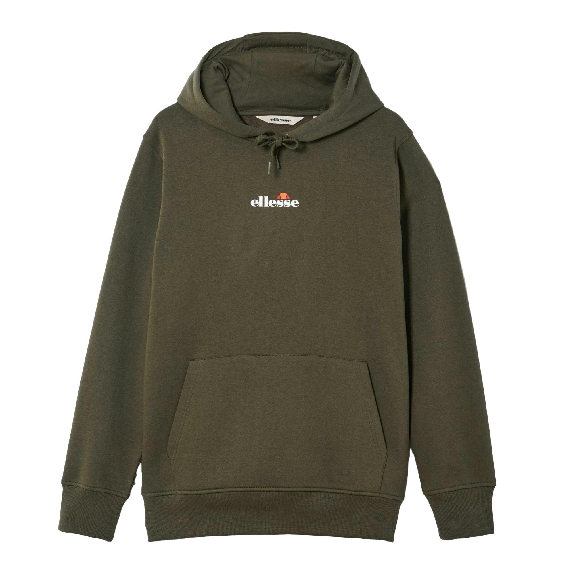 Ellesse Men's Green Pershuta 2 Hoodie - Khaki - Khaki - M - 70% Cotton/30% Polyester