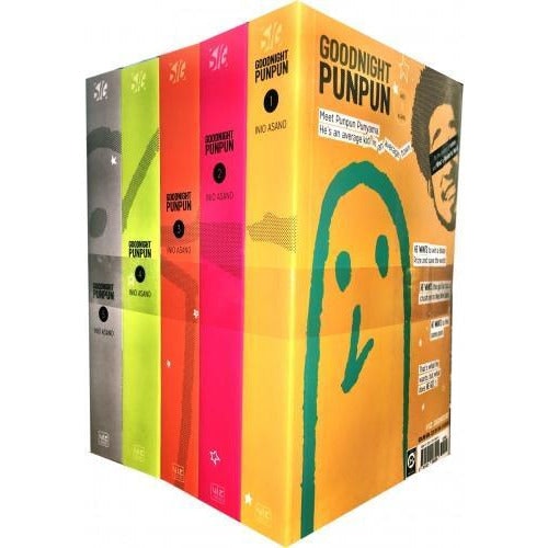 Viz Media Girls Goodnight Punpun Volume 1-5 Collection Books Set By Inio Asano (Series 1) Size 5