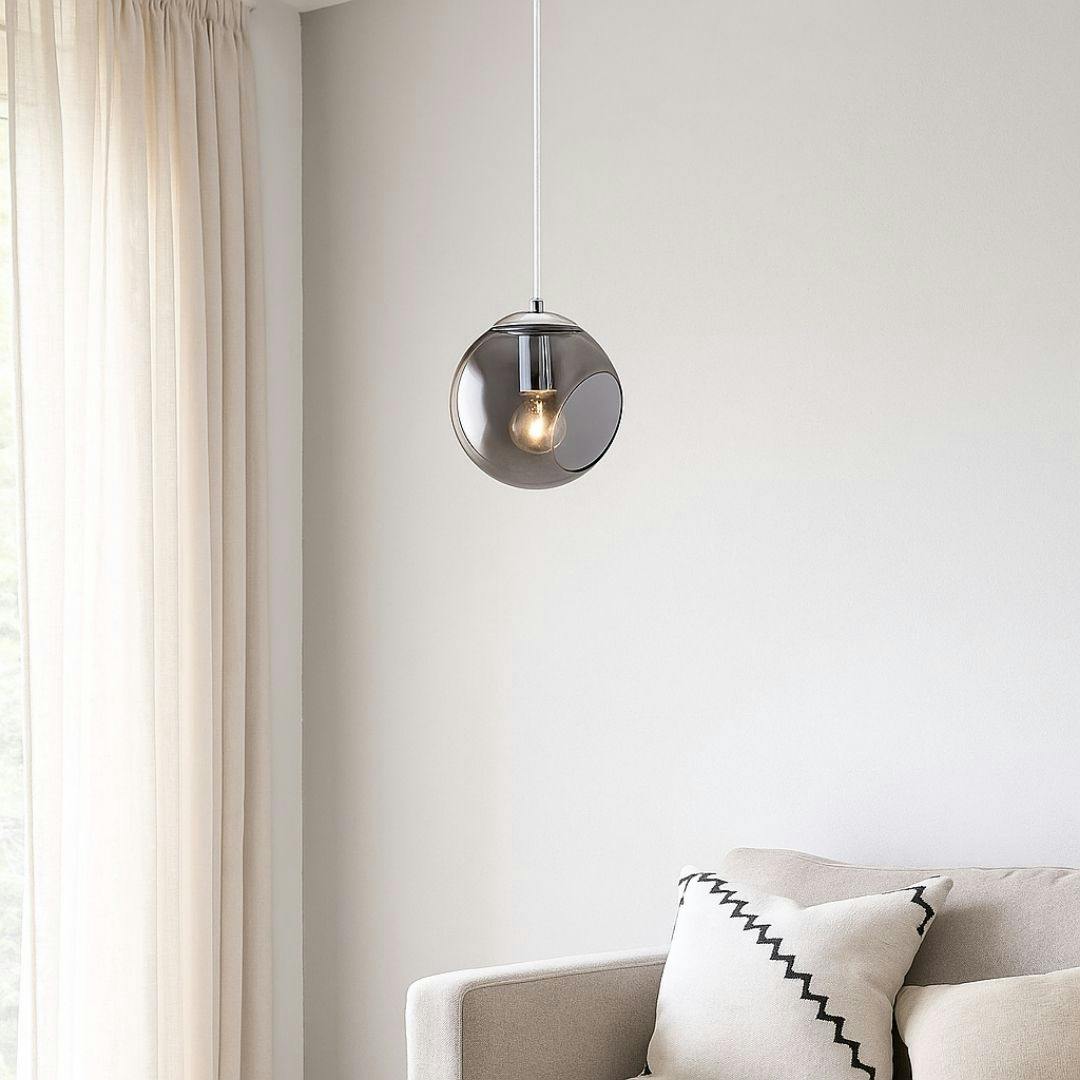 Pagazzi Lighting Light Pagazzi Ing Nia Chrome Smoked 1- Pendant