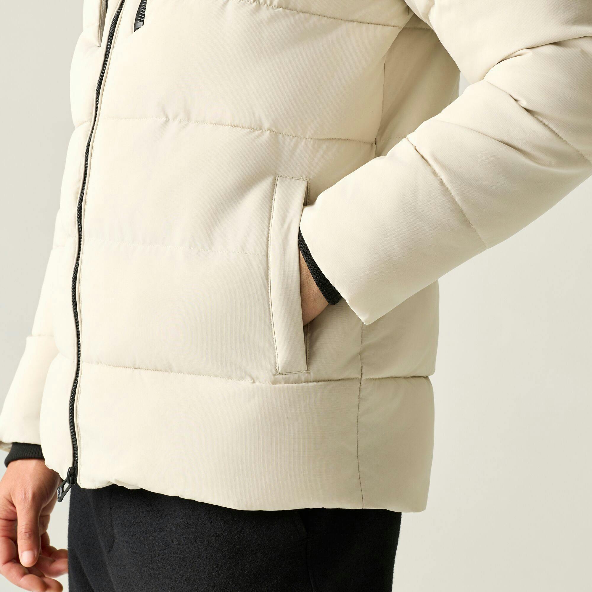 Regatta Men's Layska Padded Jacket - Moonbeam - Xxl - Moonbeam - 70% Polyester/30% Recycled Polyester