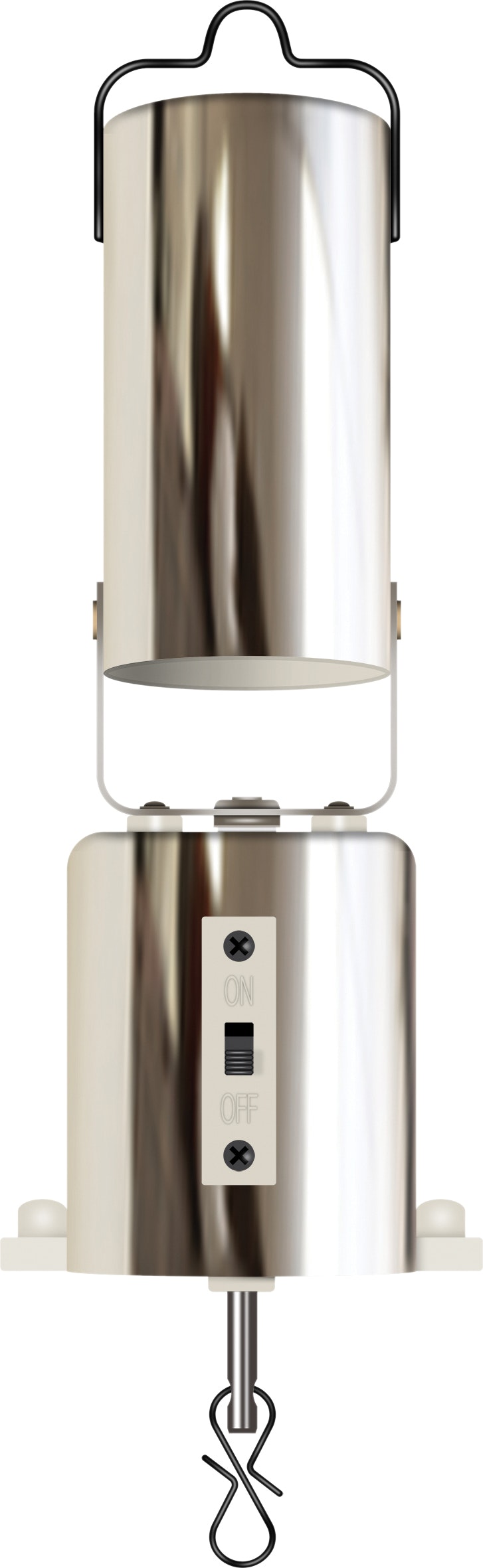 Fx Lab Silver Fxlab Battery Mirror Ball Motor,