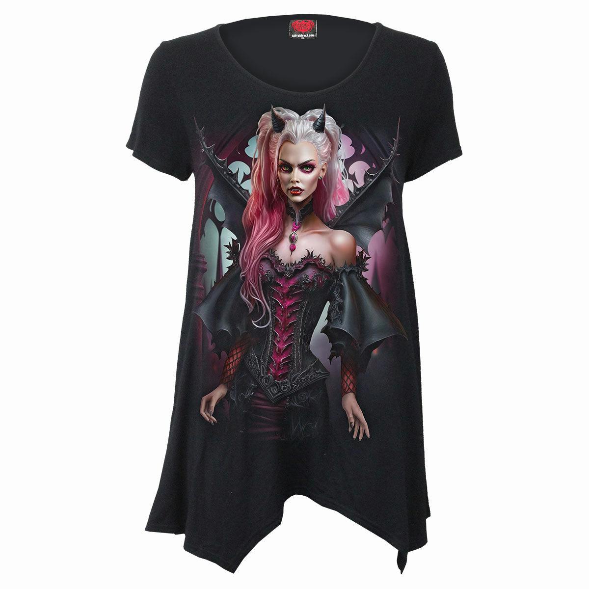Spiral Direct Dark The Antibarb - Smock - Tunic Casual Top - S - Digital - Digital