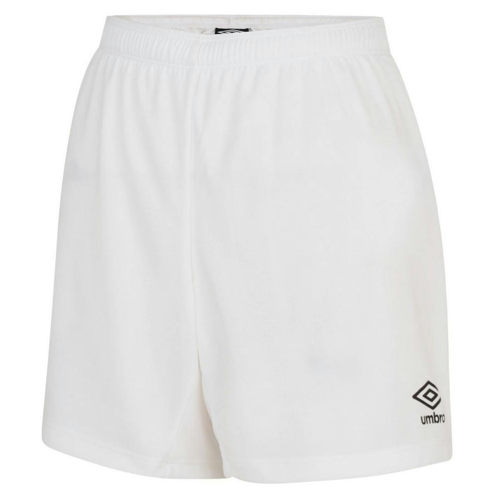 Umbro Women's White / Club Logo Shorts - Xl - 100% Polyester