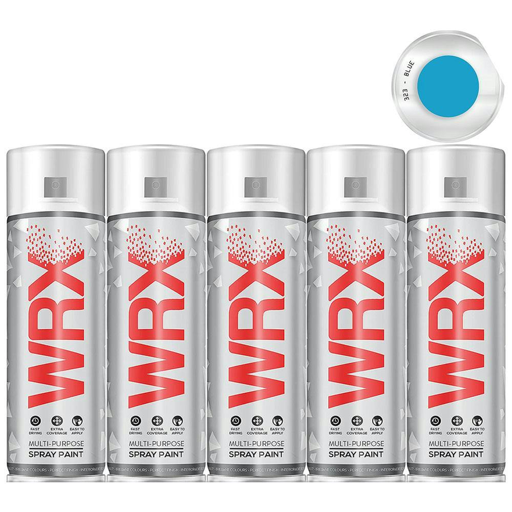 Wrx Blue 4X Flat Acrylic Spray Paint 400Ml - Image 6