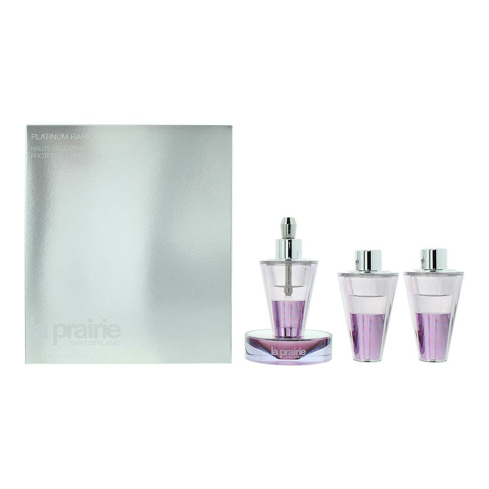 La Prairie Platinum Rare Haute-Rejuvenation Intensive Face Treatment 3 x 8ml - Image 3