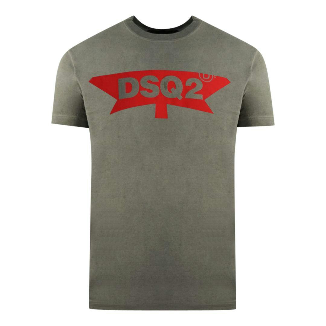 Dsquared2 Men's Grey Bold Logo T-Shirt - S - 100% Cotton