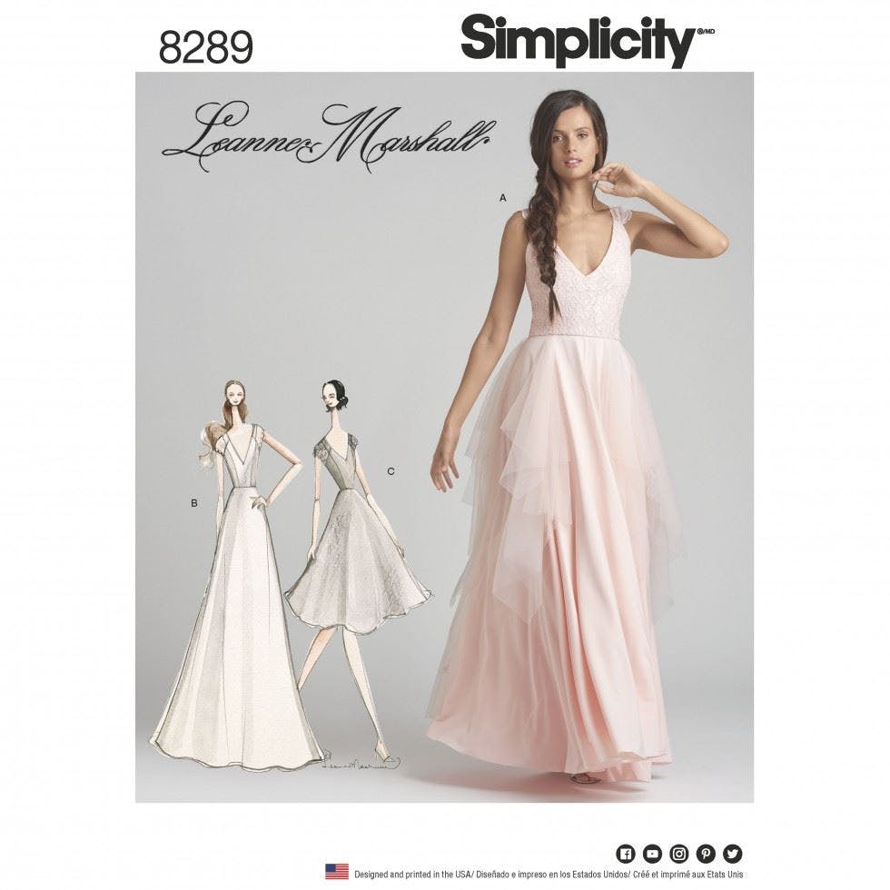 Simplicity Women's Sewing Pattern 8289, Dresses For D5 (4-6-8-10-12) - Intermediate - D5 (4-6-8-10-12)