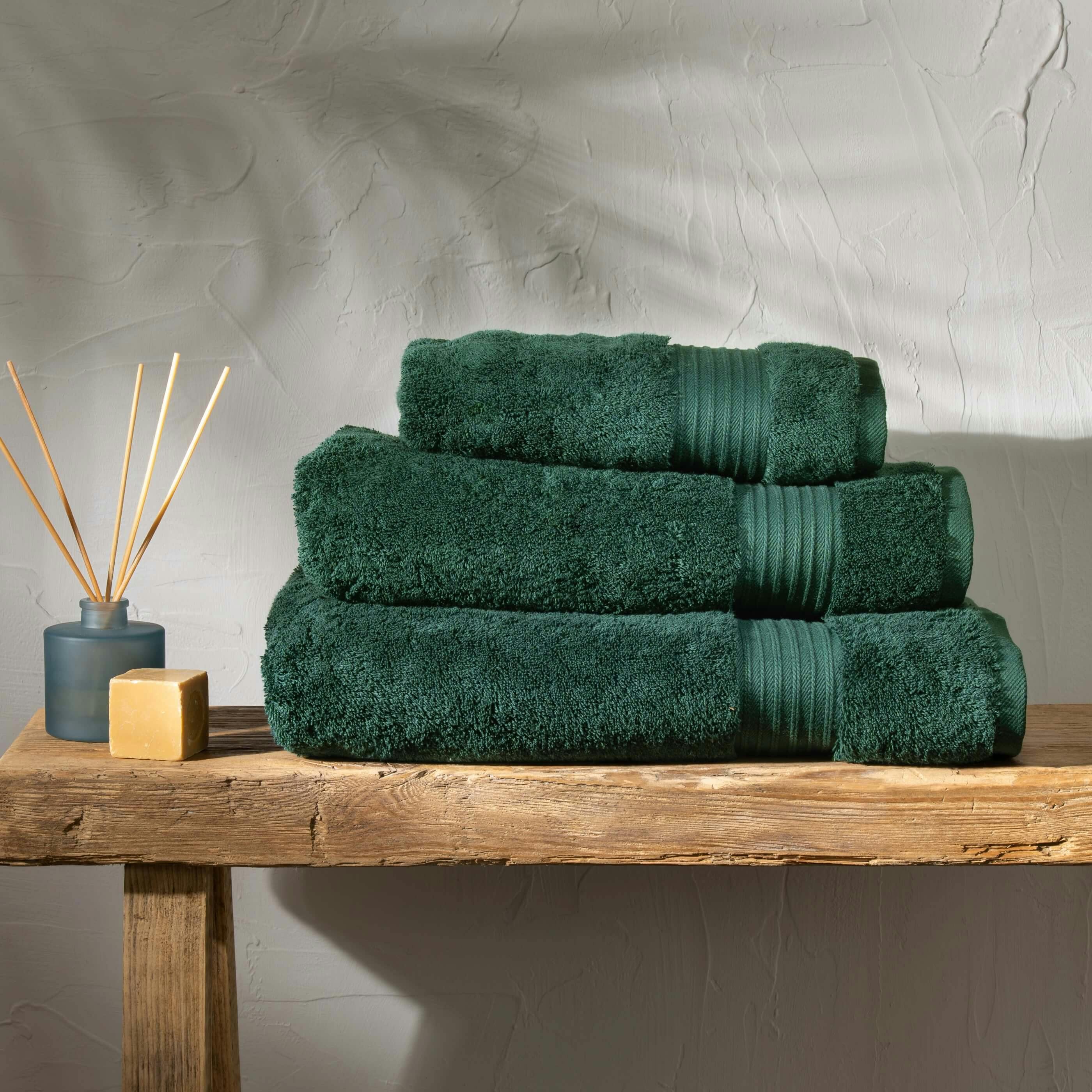 Soak&Sleep Dark Emerald Egyptian Cotton Bath Sheet - Standard - Single