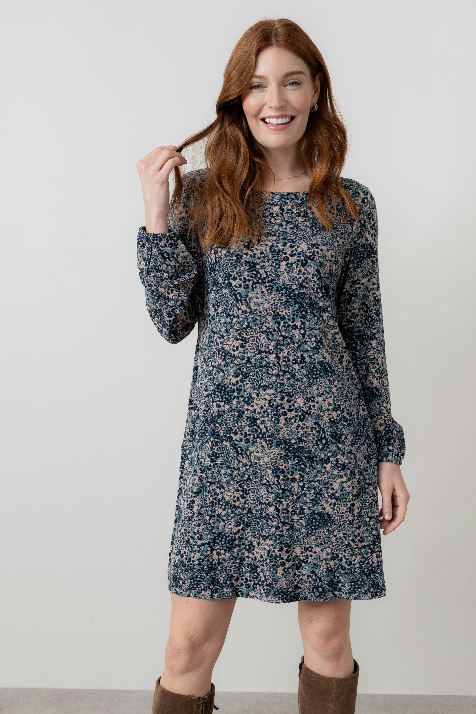 Lily & Me Spruce Swing Dress Sea Mist - 10 - Sea Mist