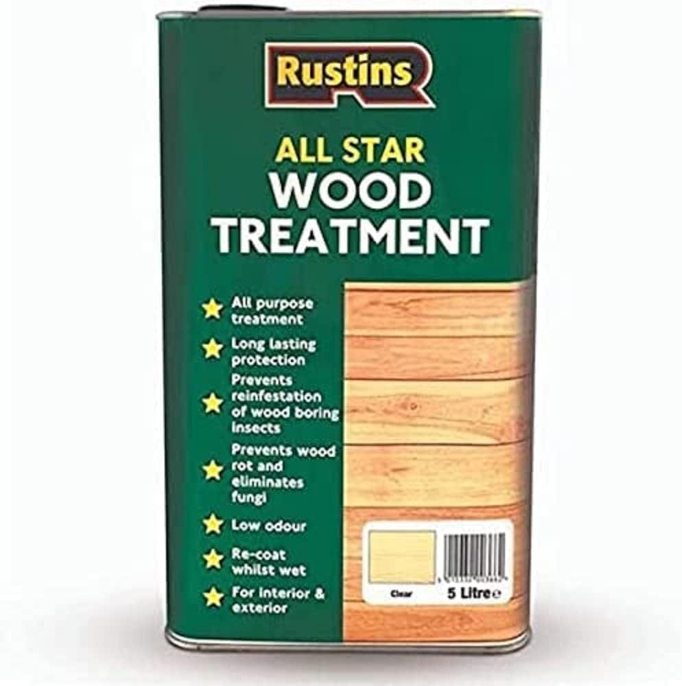 Rackhams All Star Wood Treatment - 5L - Clear