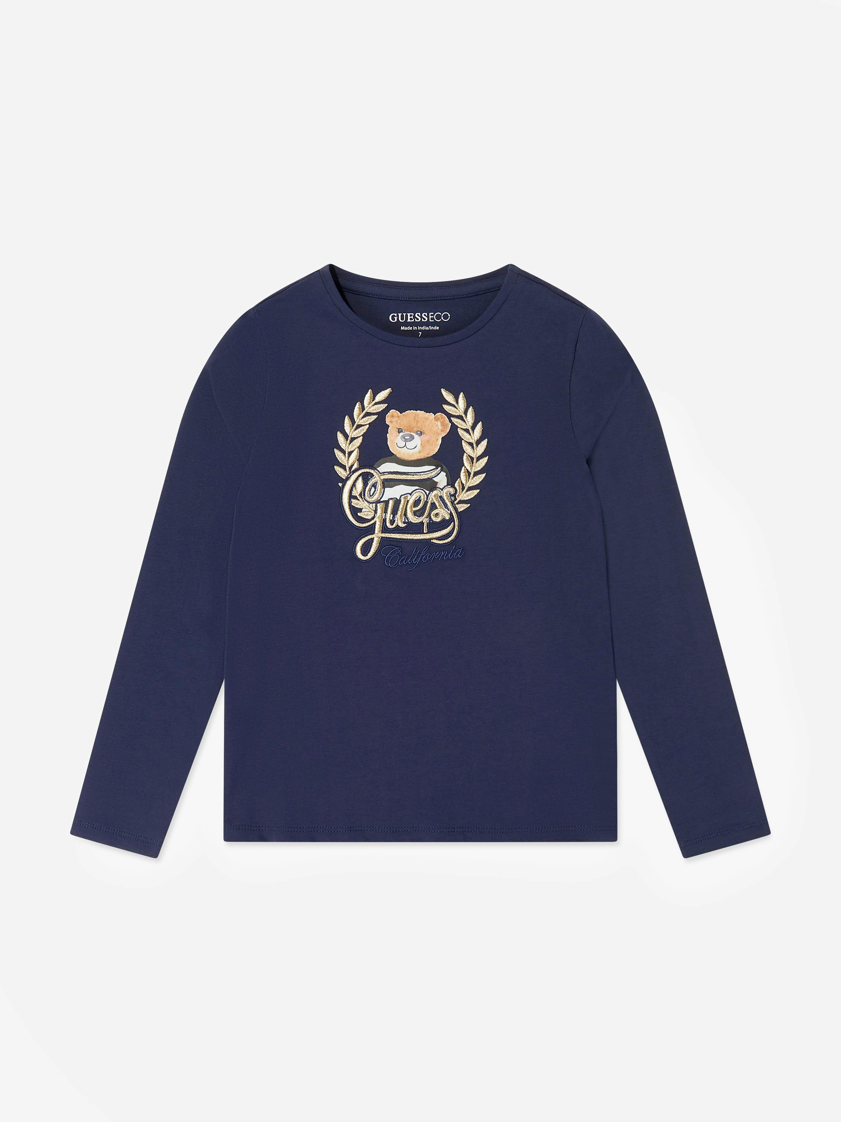 Guess Girls Noir 'S Long Sleeve T-Shirt J6bi21-K5818 - Image 3