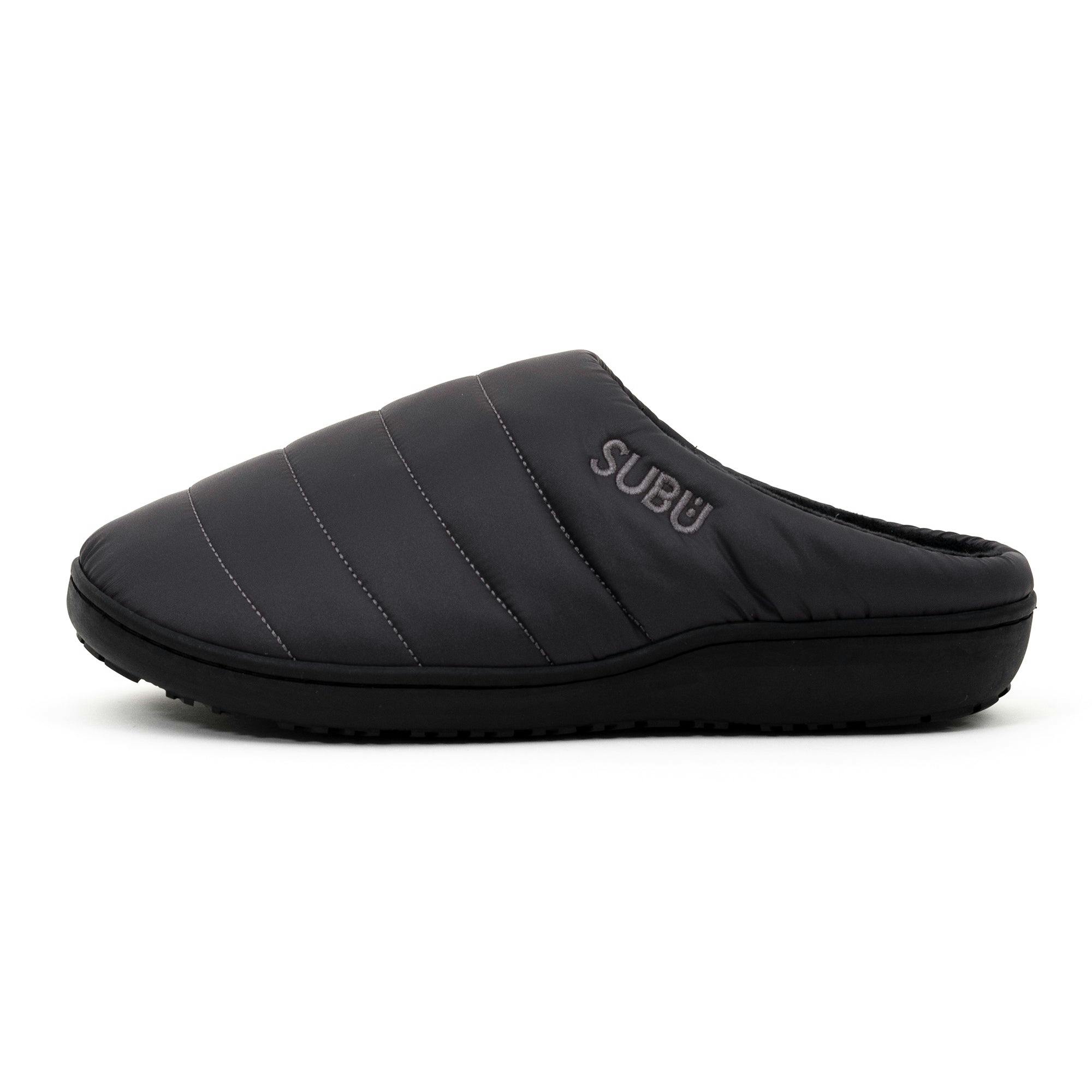 Subu Grey Winter Slippers - Steel - Eu 41-42 / Uk 7.5-8.5