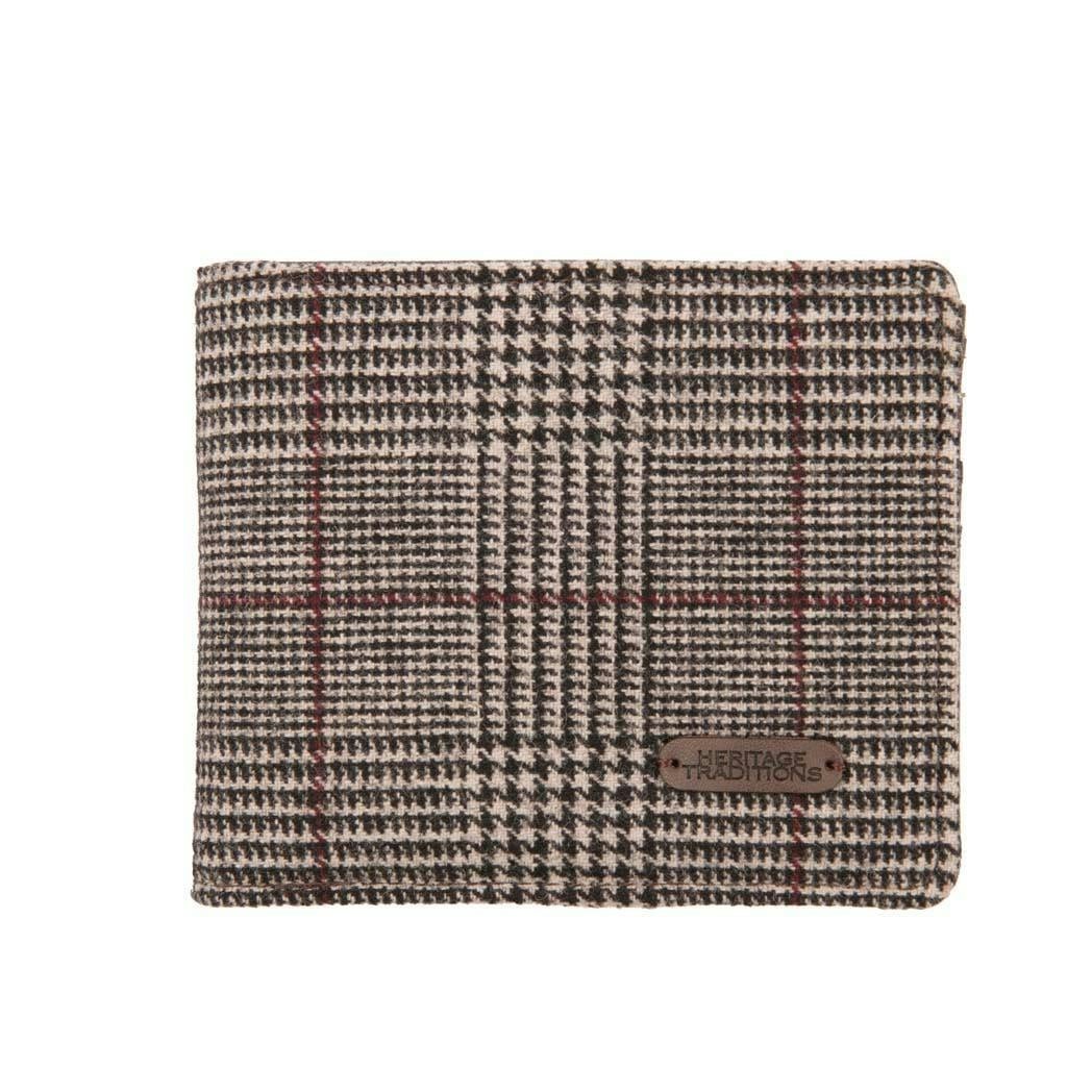 Heritage Traditions Grey Tweed Wallet - Prince Of Wales