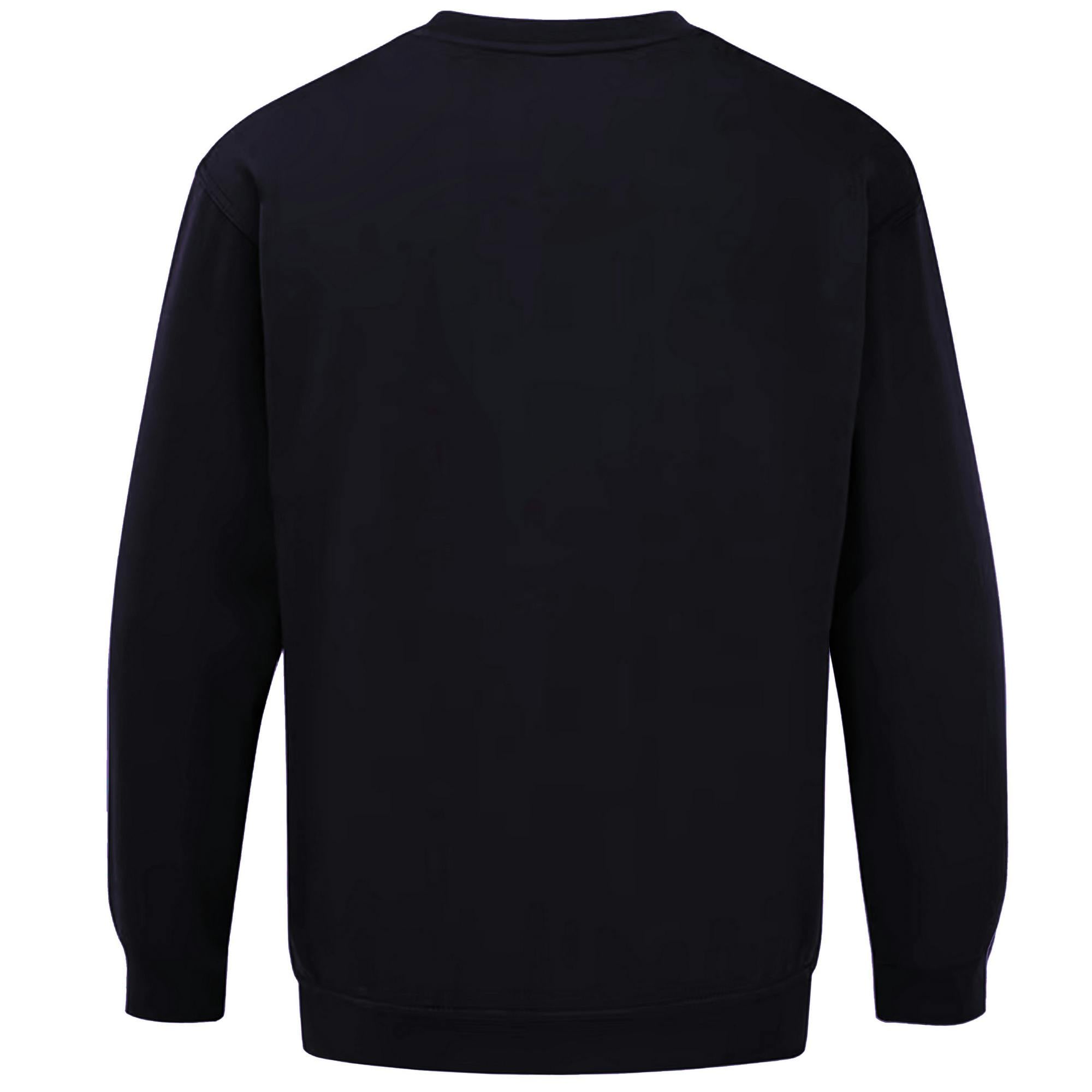 Duke Men's Black D555 Sweat Rockford Crew Neck Kingsize Jumper - 1XL - 65% Polyester/35% Cotton