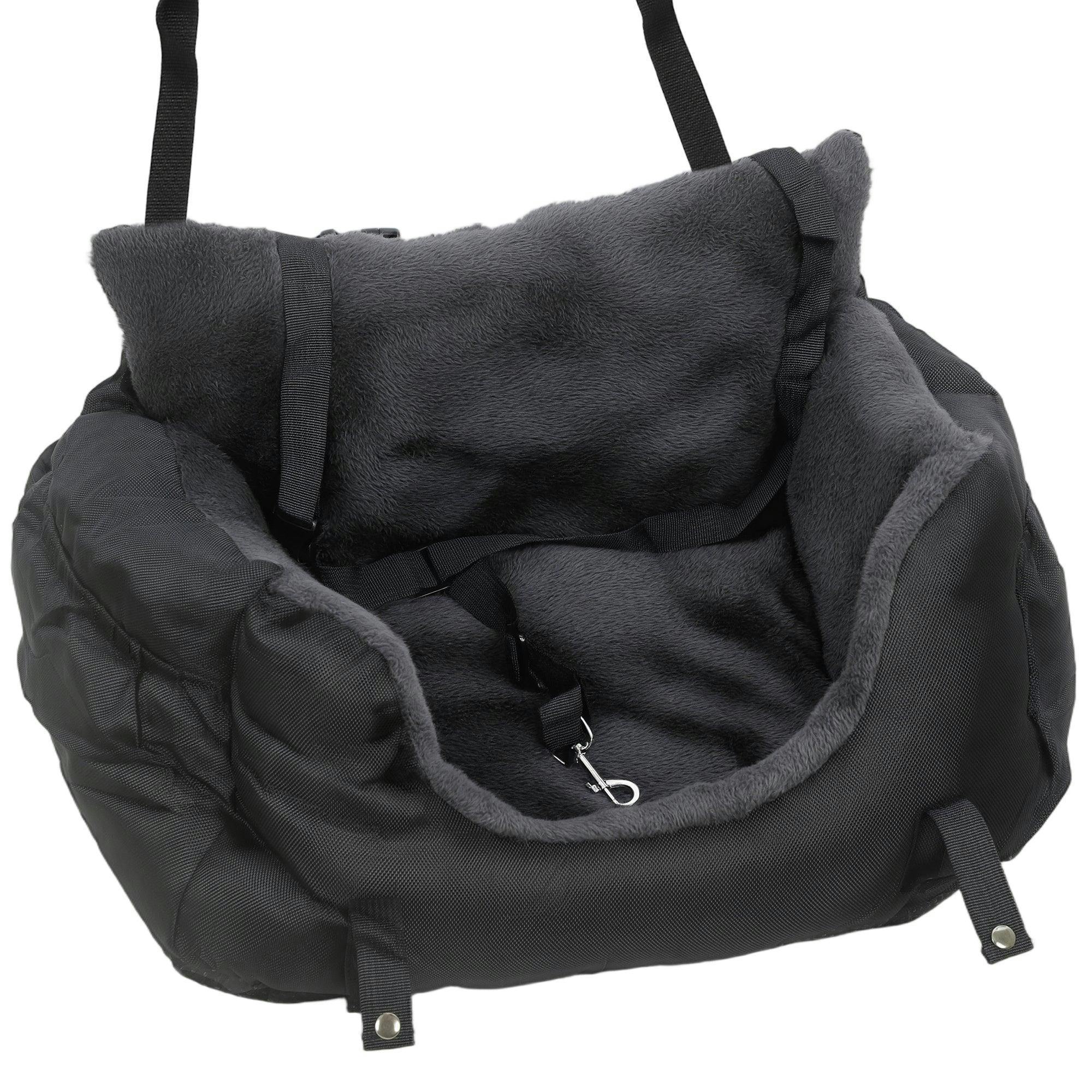 PawHut Small Dog Car Seat - Black - Image 4
