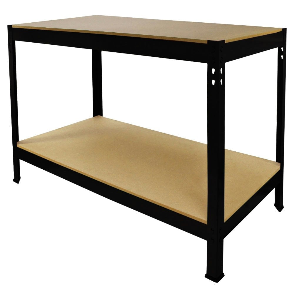 Rackhams Black Q-Rax Workbench - 120Cm X 90Cm X 60Cm