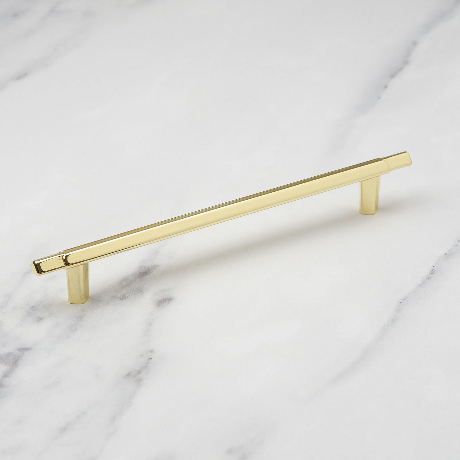 Handle & Home Gold Polished Brass Triangle T-Bars - 160Mm Handle
