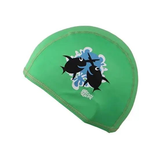 Beco Green Sealife Junior Polyester Swimming Cap