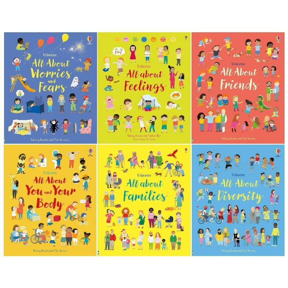 Various Publishers Usborne All About Feelings Friends And Families 6 Books Collection Set – Educational Learning Collection For Kids