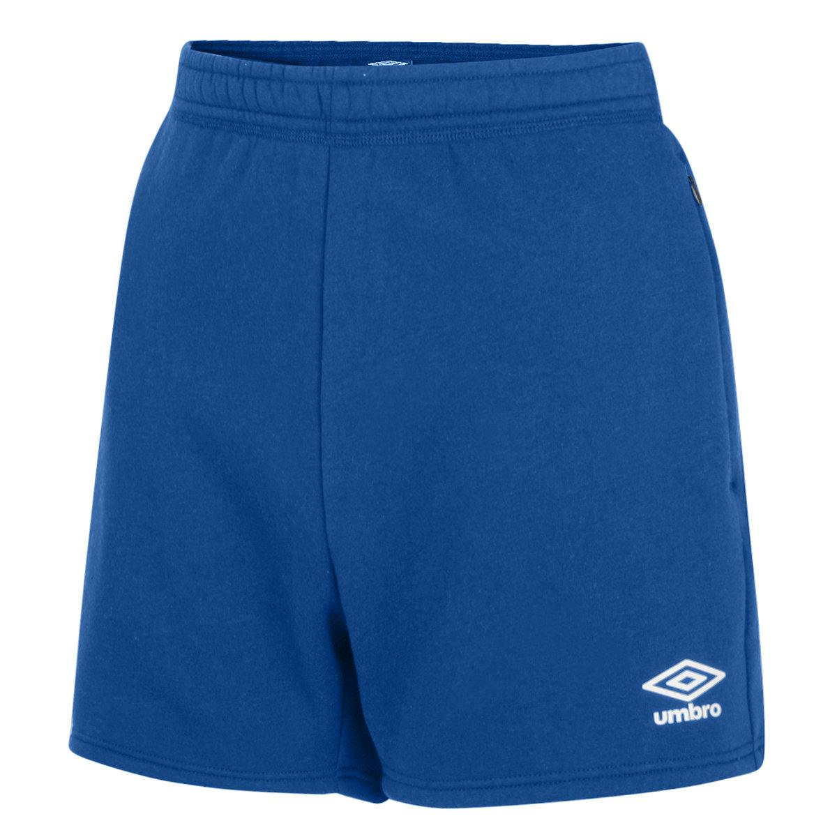 Umbro Women's Blue/White Club Leisure Shorts - Royal - Royal - Xxl - 70% Cotton/30% Polyester