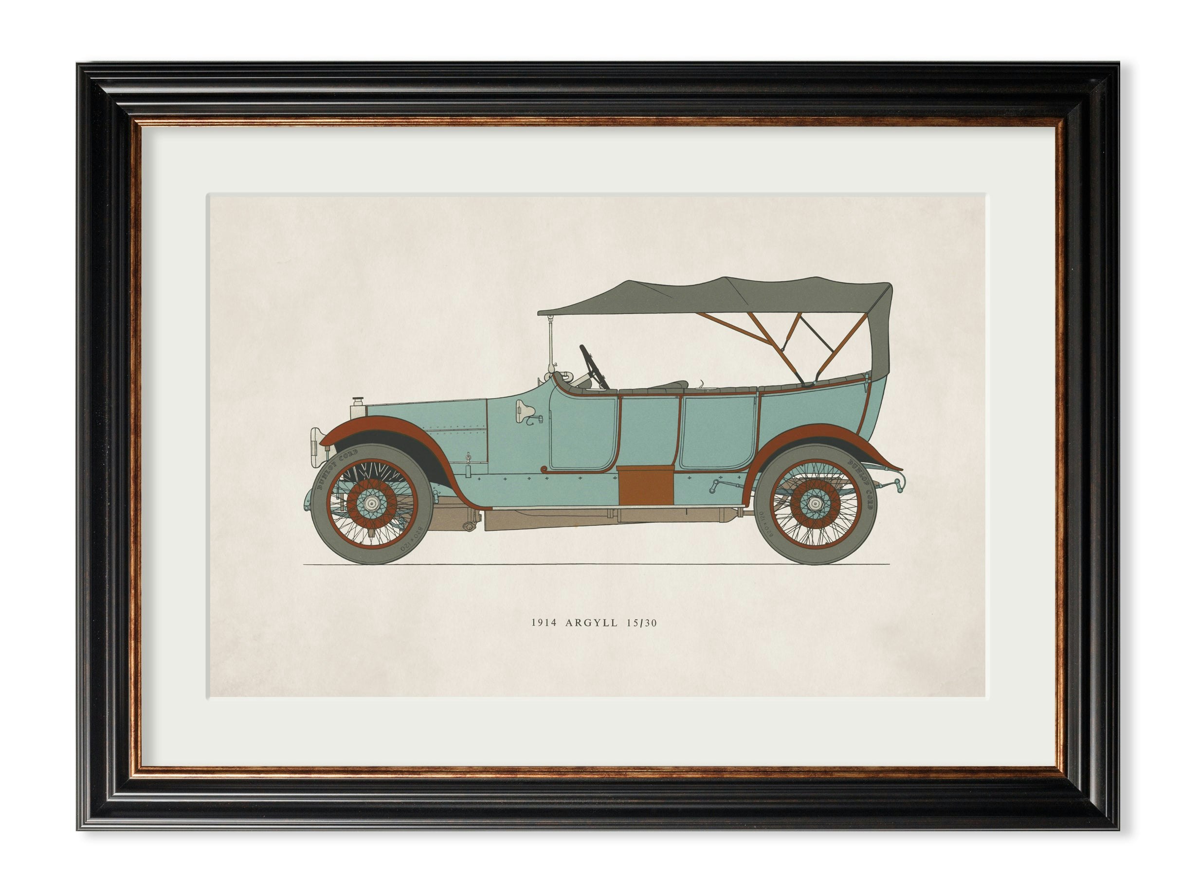 Rackhams 1914 Argyll 15/30 - 50 X 70Cm - York Slim