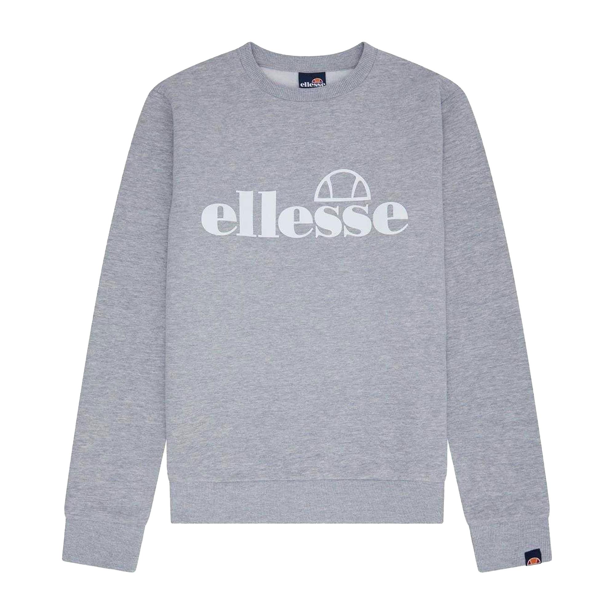 Ellesse Women's Grey Katana Crew Neck Sweatshirt - Marl - 10 Uk - Marl - 70% Cotton/30% Polyester