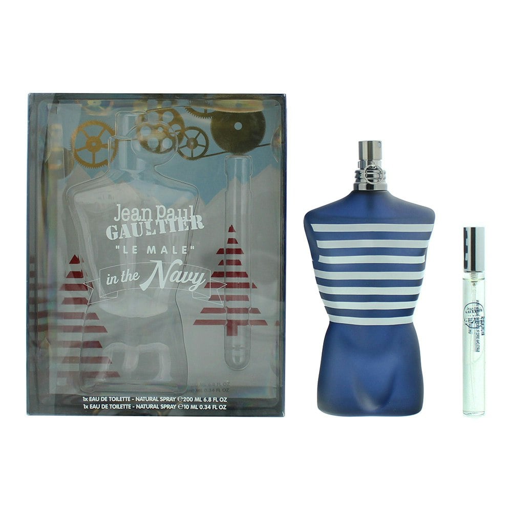 Jean Paul Gaultier Le Male In The Navy 2 Pcs Set: 6.8 Eau De Toilette Spray + 0.34 Oz Eau De Toilette Spray - Image 11