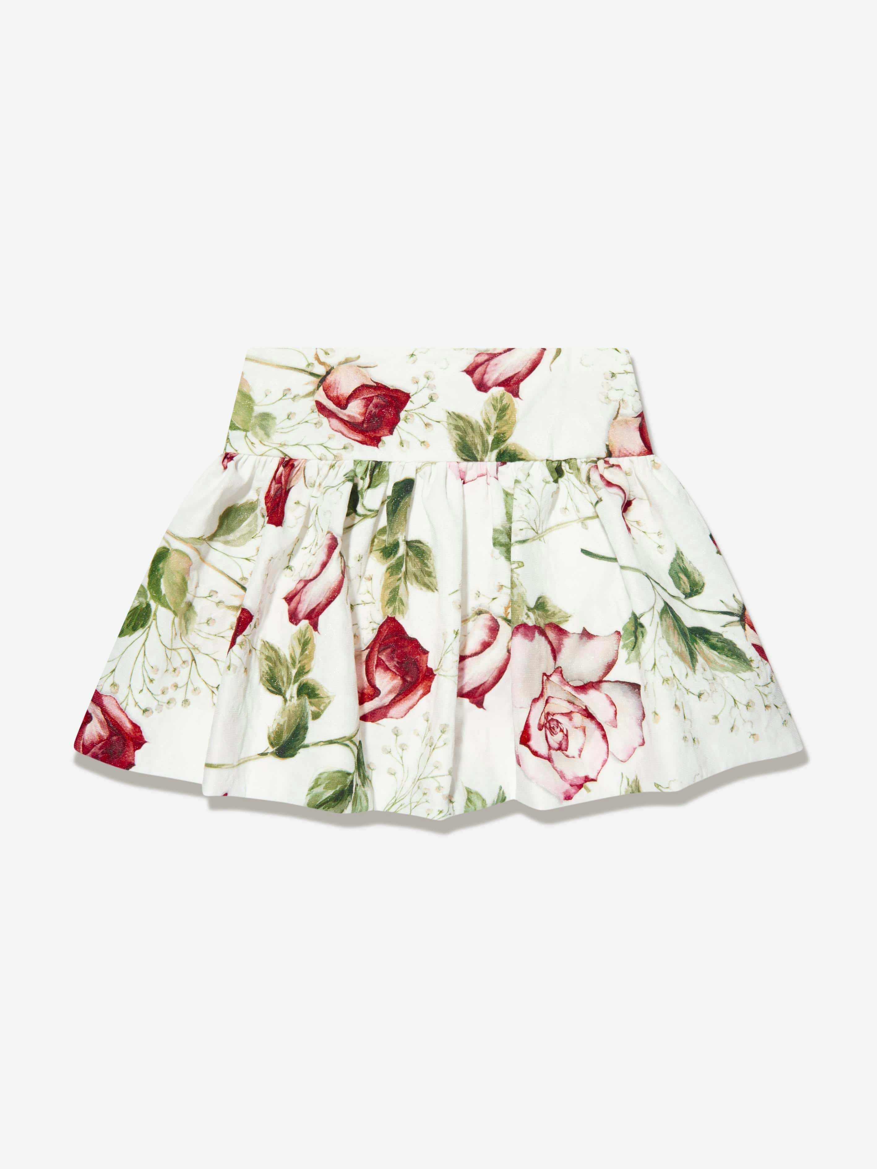 Monnalisa Girls Ivory Skirt - 9 Yrs
