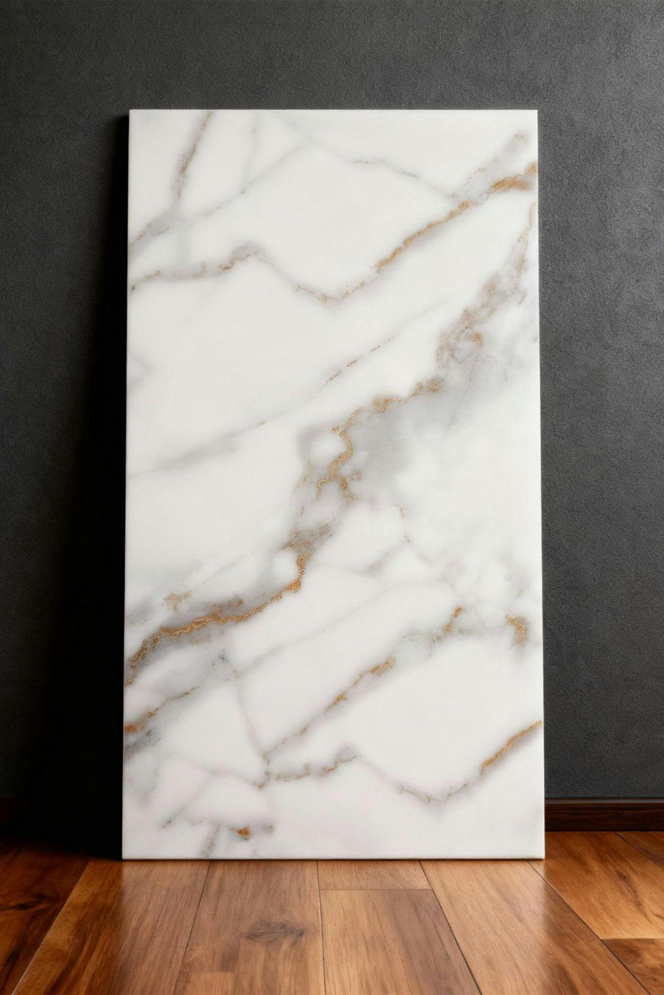 Rackhams Self Adhesive Marble Effect Tiles - Natural - 10 Pack